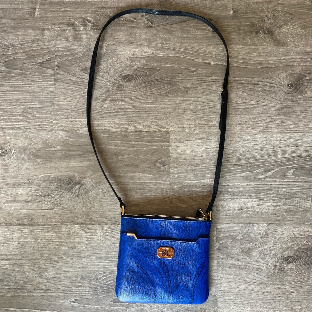 RALP LAUREN | Crossbody Leather Purse
